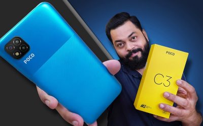 POCO C3 Unboxing And First Impressions ⚡⚡⚡ MediaTek Helio G35, Triple Cameras & More
