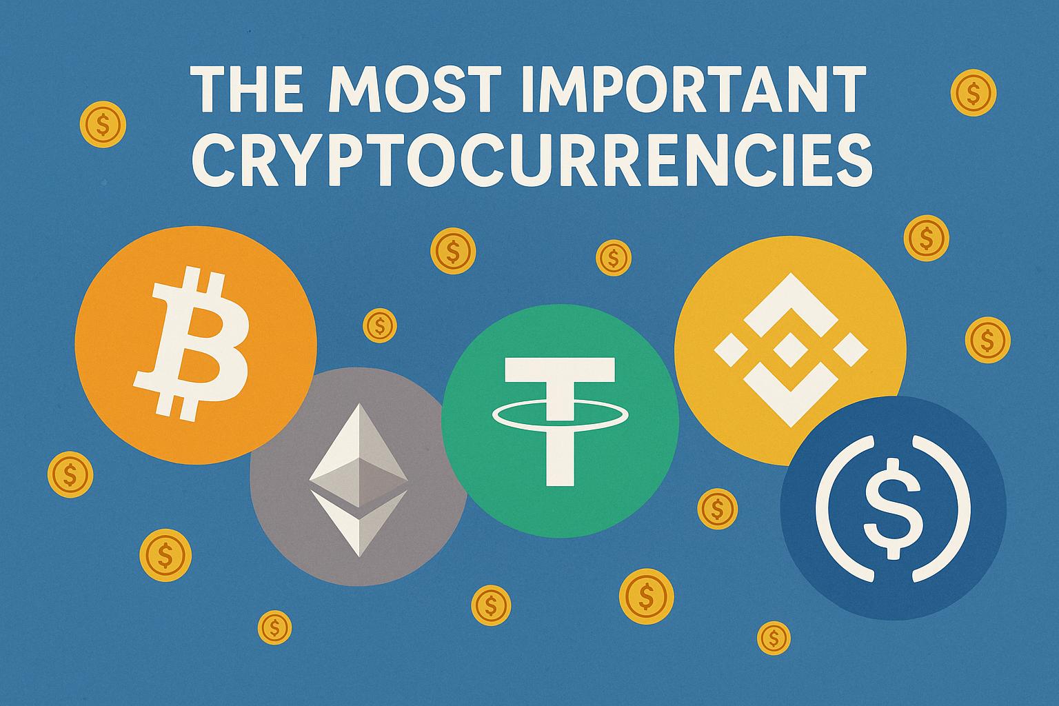 Most important crypto currencies